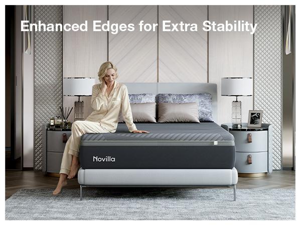 Gel Memory Foam Mattress for Cool Night &  Fiberglass-Free，Full/Queen/KIng Size ,6/8/10/12/14 Inch Medium Firm  in Box for Cool Sleep and Pressure Relief&Perfect Balance of Softness.DealsForYouDays