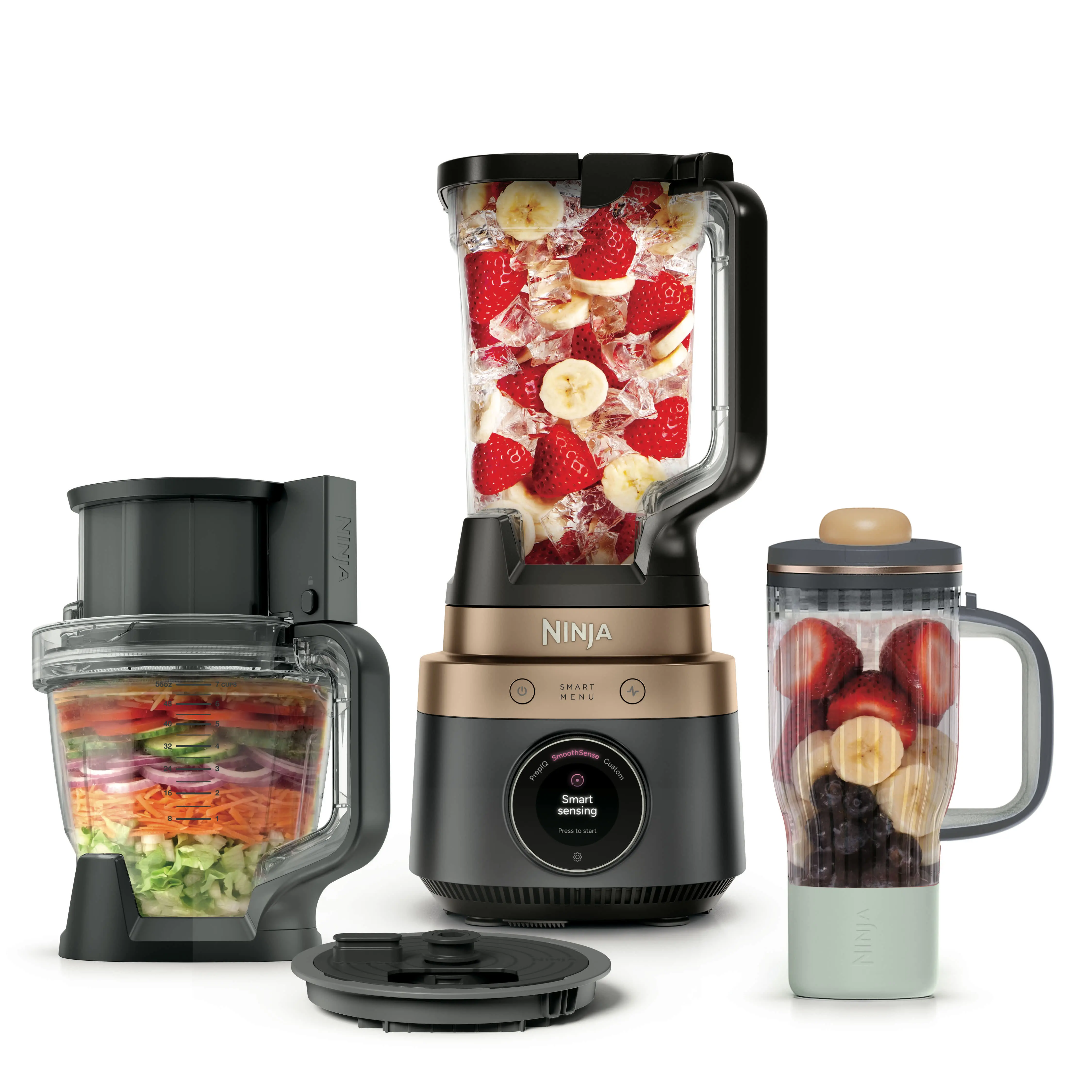 Sistema de cocina Ninja CrushBOSS con picadora y procesador de alimentos - LB451BK1