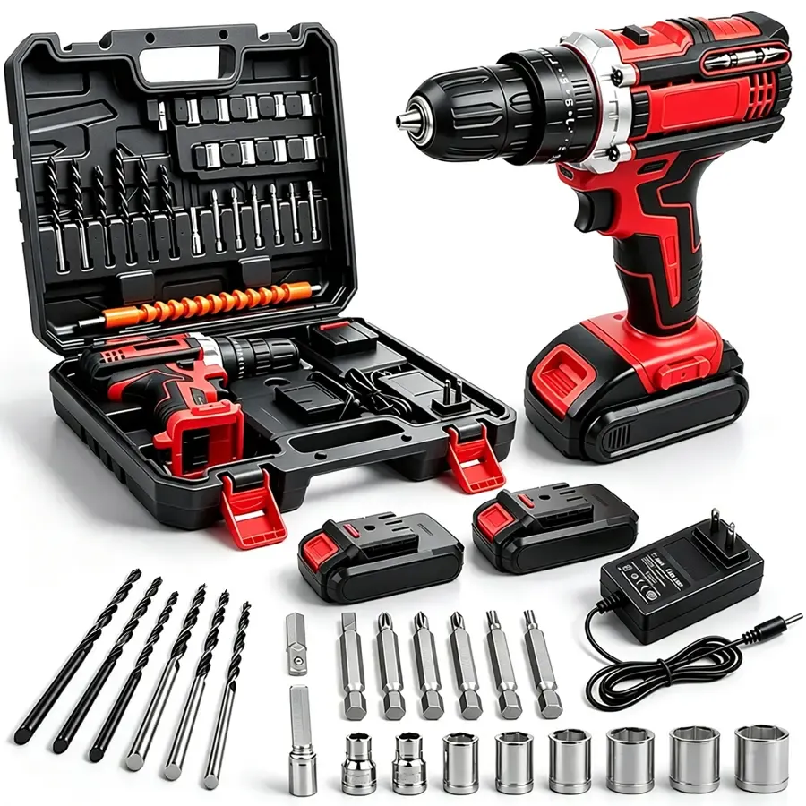 kit-herramientas-128-piezas-taladro-inalambrico-21v