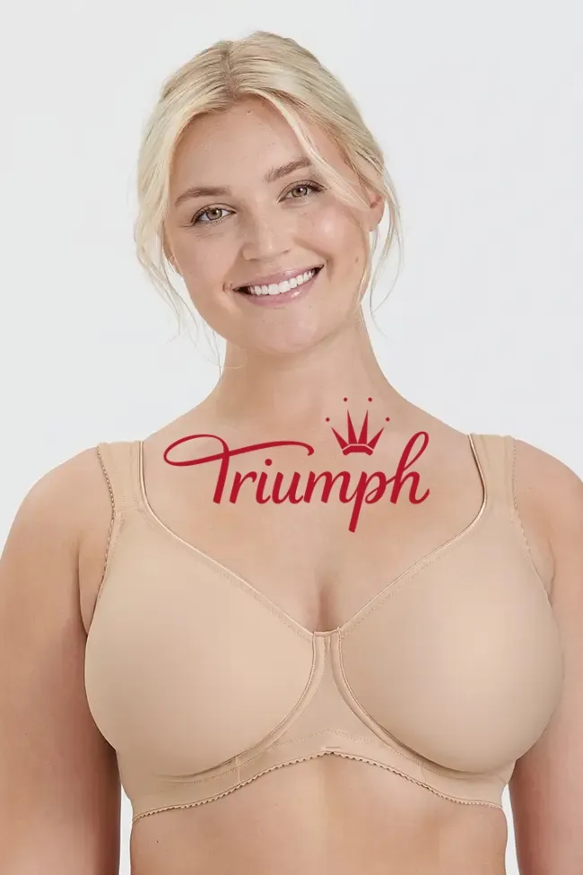 Triumph - (3 ks) Rovná push-up podprsenka s velkými košíčky