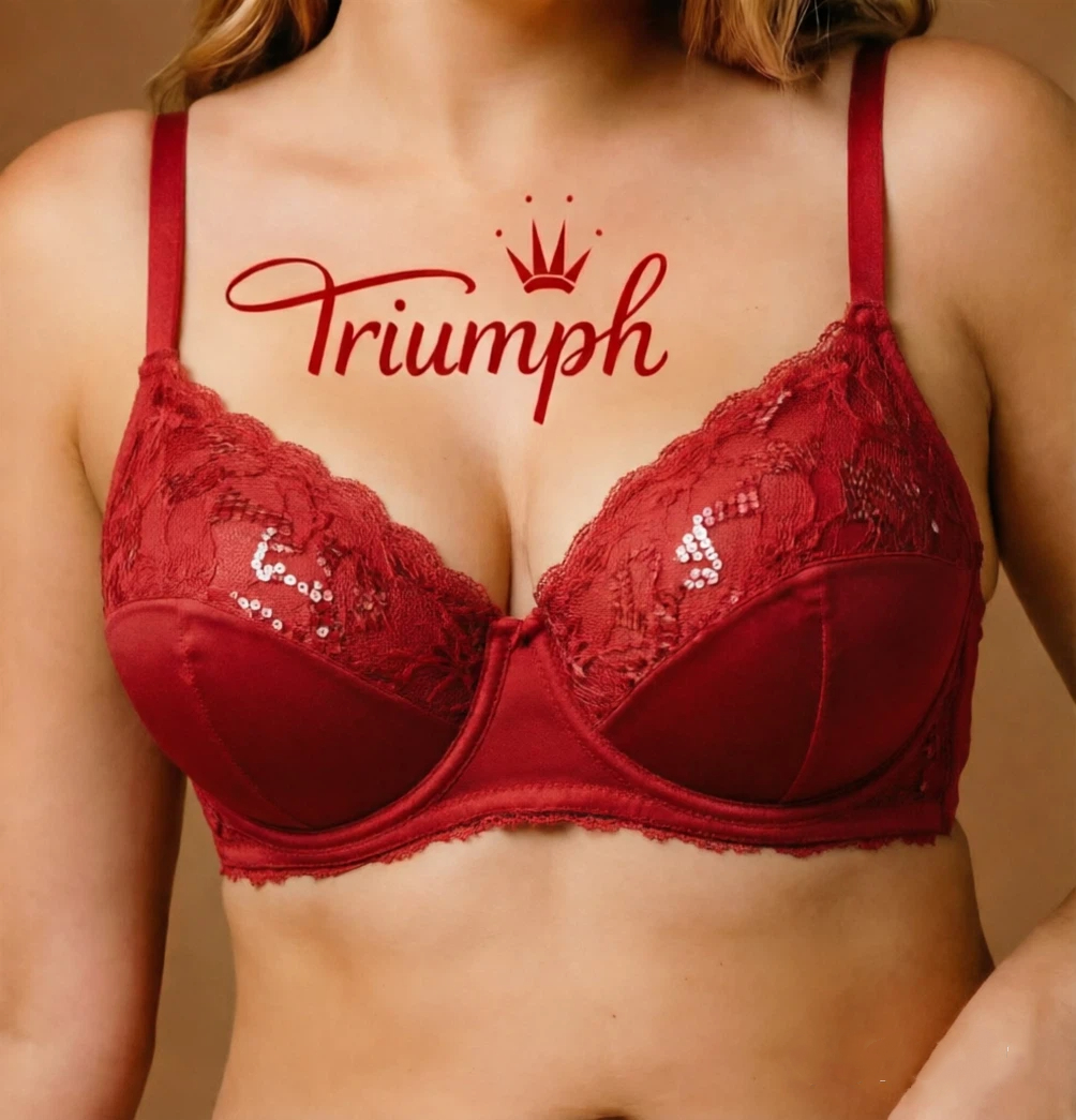 Triumph💫 (3 kusy) Nejprodávanější krajková podprsenka
