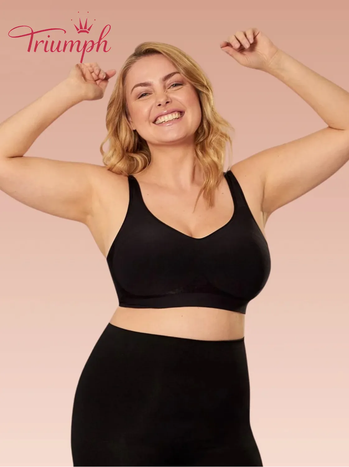 Triumph® 🌸 (4 sztuki) – Nowość Wiosna 2026 ✨ Biustonosz unoszący bez fiszbin, miękki i modelujący komfort