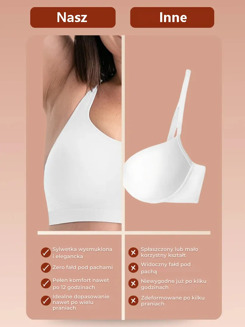 Triumph® 🌸 (4 sztuki) – Nowość Wiosna 2026 ✨ Biustonosz unoszący bez fiszbin, miękki i modelujący komfort
