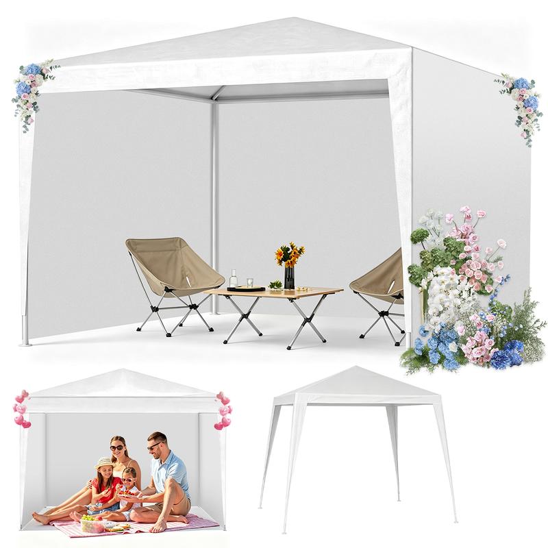 Toldo Carpa 3x3m Para Fiestas Y Eventos Con Paredes Y Ventanas De PE Estructura De Acero Para Jardín