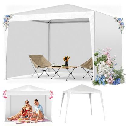 Toldo Carpa 3x3m Para Fiestas Y Eventos Con Paredes Y Ventanas De PE Estructura De Acero Para Jardín