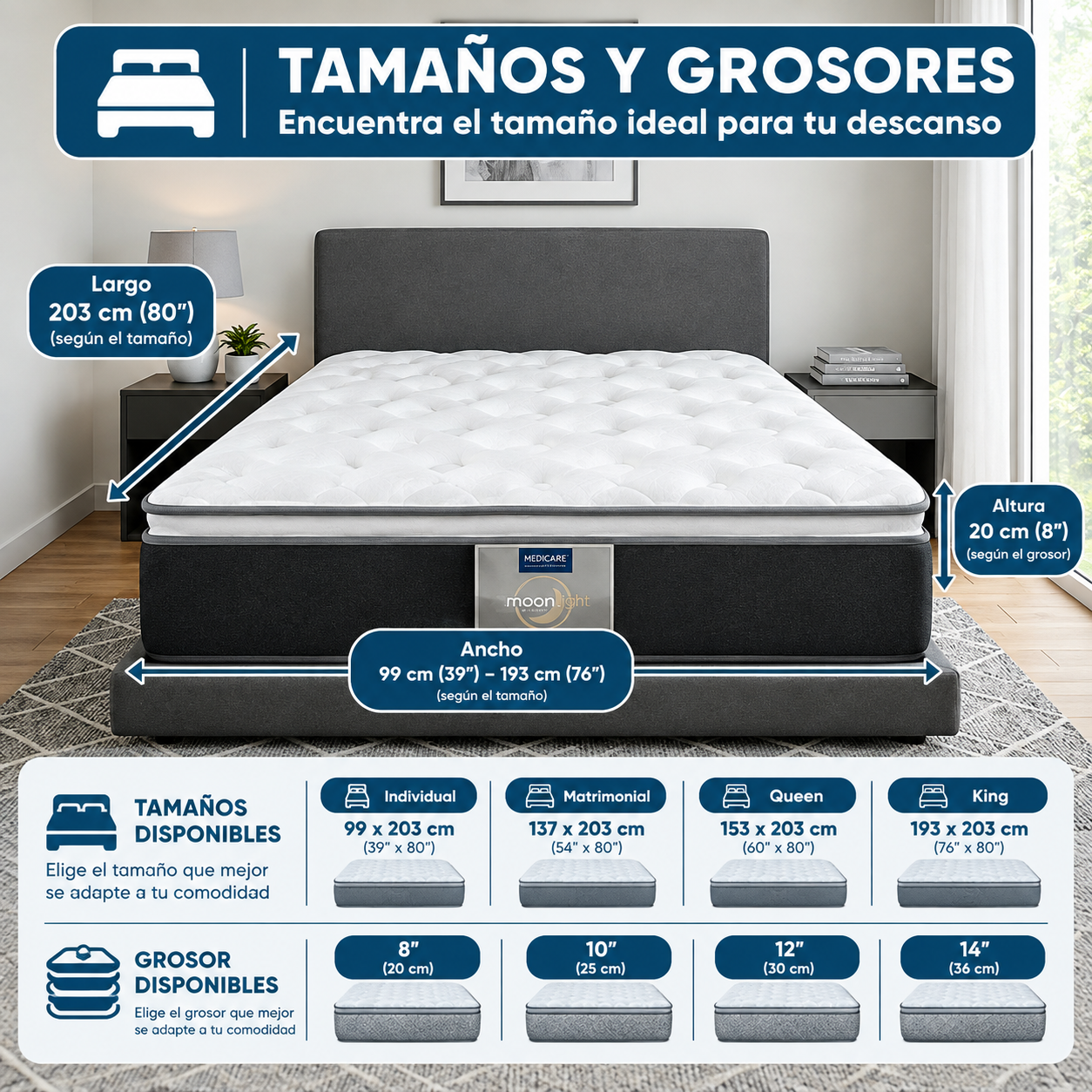 Colchón Restonic Ortopédico Memory Foam Elite Cooling