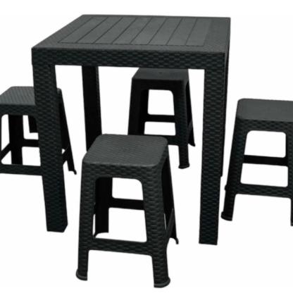 10 BANCOS ESTILO RATTAN IDEAL PARA NEGOCIO O JARDÍN