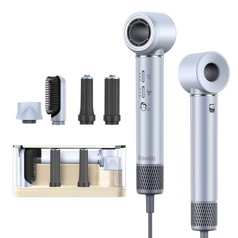 Secador de Pelo Multifuncional con Iones Negativos, Secado Rápido y Cuidado Capilar sin Daños