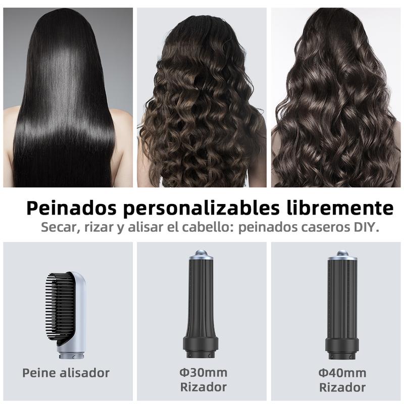 Secador de Pelo Multifuncional con Iones Negativos, Secado Rápido y Cuidado Capilar sin Daños