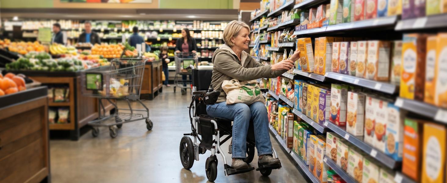 【Zygenair】 Electric Wheelchair for Adults Lightweight Foldable Power Wheelchair with 500W Dual Motors 15 Miles Range All Terrain Wheels 330 lbs Capacity Enhanced Safety Features Durable Shock Absorbing Posture Aid