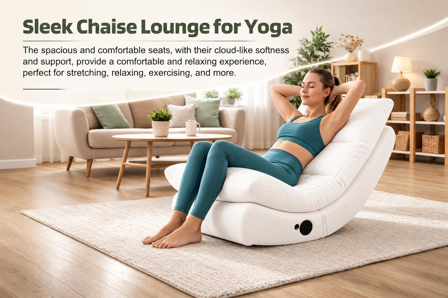 [300lbs Capacity] Chenille Fabric 1-Person Recliner Rocking Chair - Ergonomic Yoga Chair for Adults, Zero Gravity Chair, Skin-Friendly, Good Rebound, Space-Saving, Easy to Move, Living Room Furniture with Built-in Speakers, Supportive Sitting
