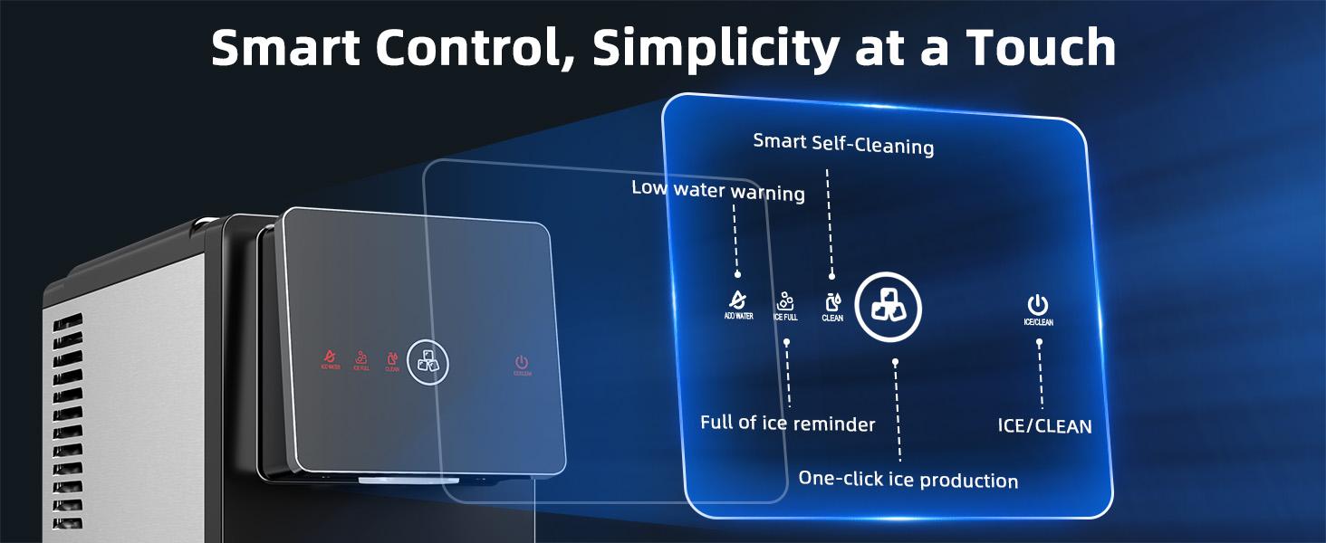 Antarctic Star Countertop Nugget Ice Maker, Self-Cleaning Portable Ice Machine, 33 lb/24H, 1.8L Water Tank, 1.5 lb Ice Storage, Touch Screen & Auto Ice Drop, for Home/Office/Kitchen,back to school,back to school haul Antarctic Star Countertop Nugget Ice Maker, Self-Cleaning Portable Ice Machine, 33 lb/24H, 1.8L Water Tank, 1.5 lb Ice Storage, Touch Screen & Auto Ice Drop, for Home/Office/Kitchen,back to school,back to school haul