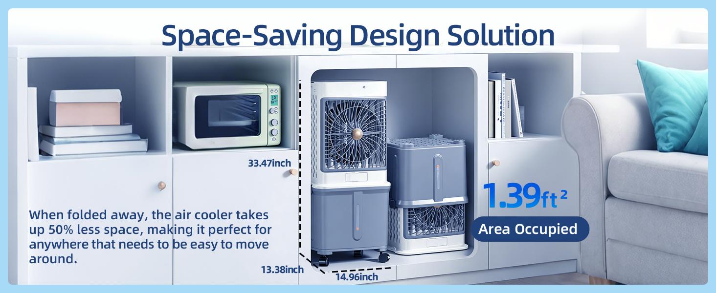 KTO Evaporative Air Cooler Fan & Air Cooling &Essential Oil,35L Water Tank,2500CFM Portable Cooling Fan,3Speeds,7H Timer,Smart Remote,Swamp Cooler for House,Bedroom,Outdoor Camping Vlogging Kit KTO Evaporative Air Cooler Fan & Air Cooling &Essential Oil,35L Water Tank,2500CFM Portable Cooling Fan,3Speeds,7H Timer,Smart Remote,Swamp Cooler for House,Bedroom,Outdoor Camping Vlogging Kit