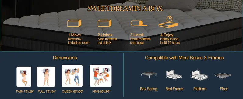 LayRoad 12/14 Inch Twin Full Queen King , Hybrid Memory Foam Mattress in a Box | Pocket Spring + Zoned Support | Soft and Comfortable, Pressure Relief, Medium Firmness, CertiPUR-US Certified(mattresses | queen size mattress | full size mattress) LayRoad 12/14 Inch Twin Full Queen King , Hybrid Memory Foam Mattress in a Box | Pocket Spring + Zoned Support | Soft and Comfortable, Pressure Relief, Medium Firmness, CertiPUR-US Certified(mattresses | queen size mattress | full size mattress)