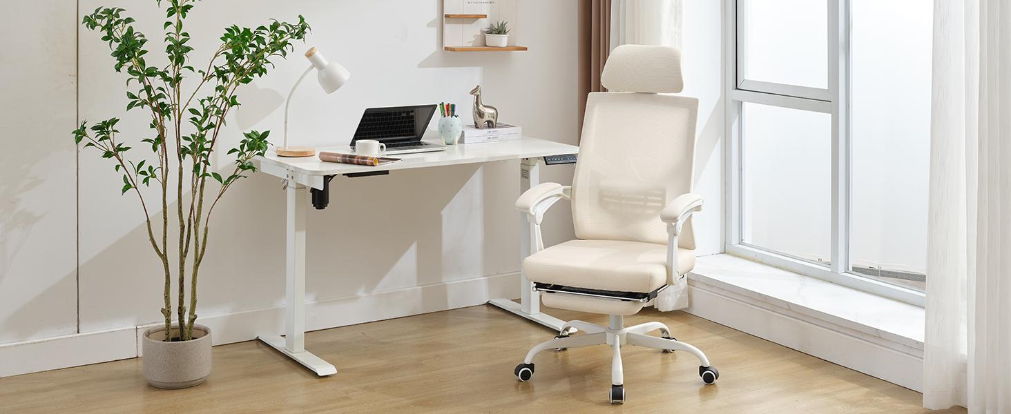 Ergonomic Office and Gaming Chair with Footrest – Adjustable High Back Mesh Desk Chair, leaning chair、Breathable Computer Chair for Home Office, Perfect for Long Hours of Work & Play Ergonomic Office and Gaming Chair with Footrest – Adjustable High Back Mesh Desk Chair, leaning chair、Breathable Computer Chair for Home Office, Perfect for Long Hours of Work & Play
