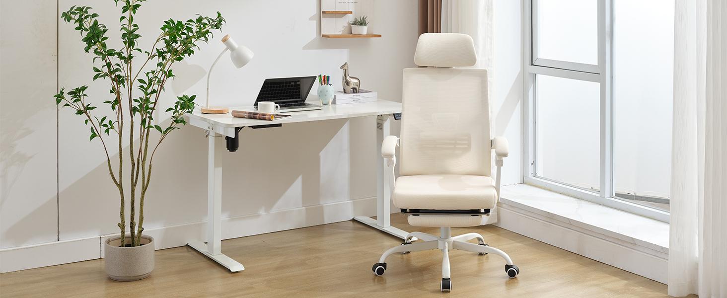 Ergonomic Office and Gaming Chair with Footrest – Adjustable High Back Mesh Desk Chair, leaning chair、Breathable Computer Chair for Home Office, Perfect for Long Hours of Work & Play Ergonomic Office and Gaming Chair with Footrest – Adjustable High Back Mesh Desk Chair, leaning chair、Breathable Computer Chair for Home Office, Perfect for Long Hours of Work & Play