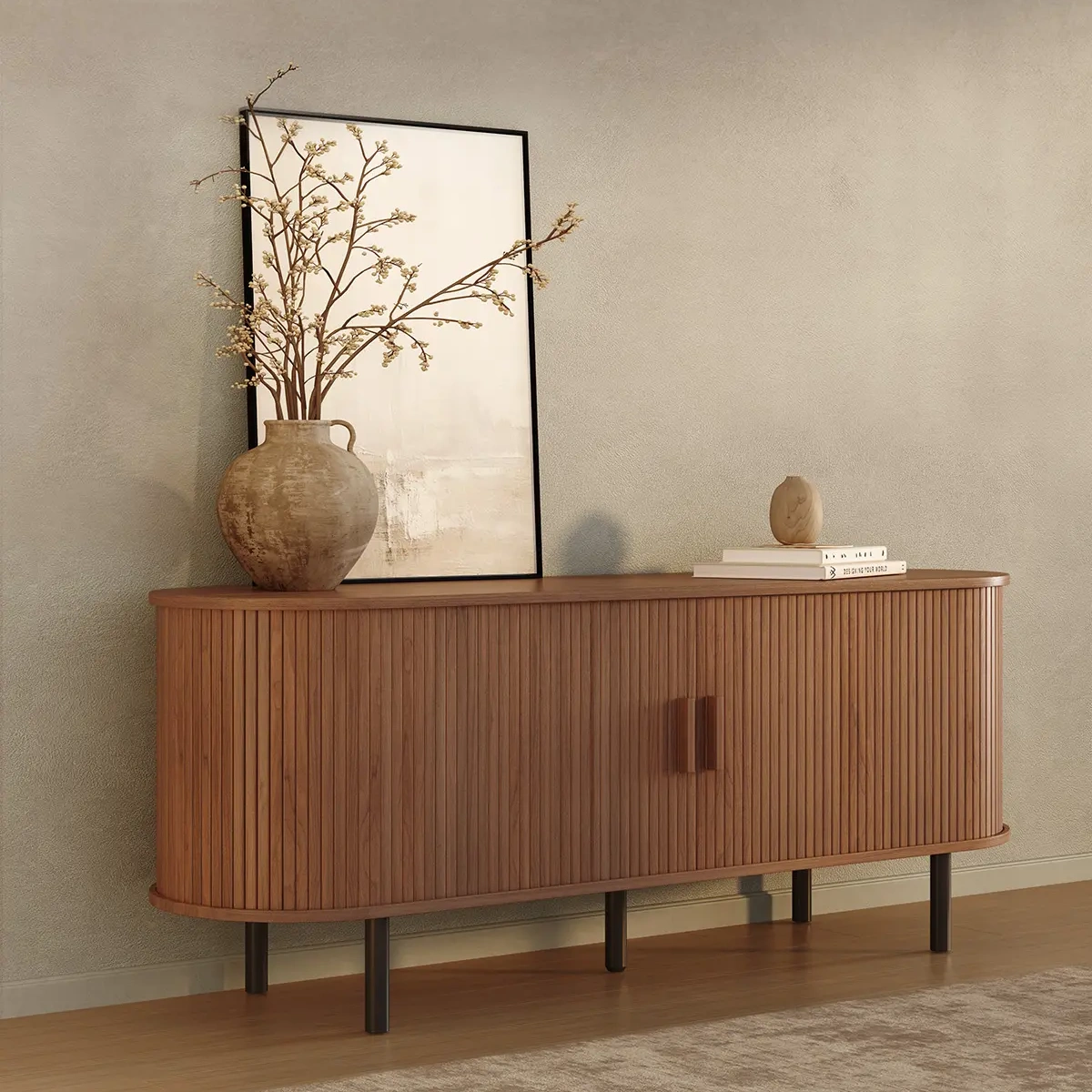 Mueble para TV con Puertas Corredizas