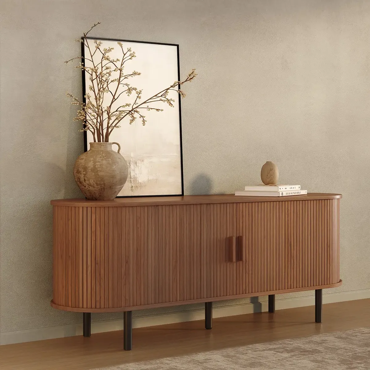Mueble para TV con Puertas Corredizas
