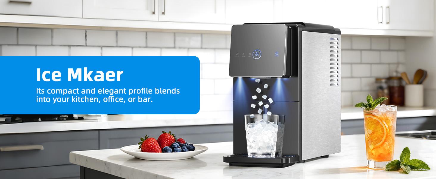 Antarctic Star Countertop Nugget Ice Maker, Self-Cleaning Portable Ice Machine, 33 lb/24H, 1.8L Water Tank, 1.5 lb Ice Storage, Touch Screen & Auto Ice Drop, for Home/Office/Kitchen,back to school,back to school haul Antarctic Star Countertop Nugget Ice Maker, Self-Cleaning Portable Ice Machine, 33 lb/24H, 1.8L Water Tank, 1.5 lb Ice Storage, Touch Screen & Auto Ice Drop, for Home/Office/Kitchen,back to school,back to school haul