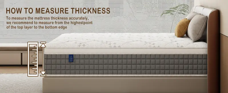 EraHi Hybrid Boxed Mattress - 12-14 in Twin, Full, Queen, King Sizes, Gel Foam & Individual Pocket Springs, Motion Isol, Fiberglass-Free, Pressure Relief, Balanced Softness, Queen Size Mattress EraHi Hybrid Boxed Mattress - 12-14 in Twin, Full, Queen, King Sizes, Gel Foam & Individual Pocket Springs, Motion Isol, Fiberglass-Free, Pressure Relief, Balanced Softness, Queen Size Mattress