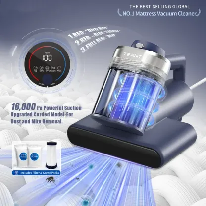 Aspiradora para Colchones y Sofás con Luz UV y Eliminación de Ácaros