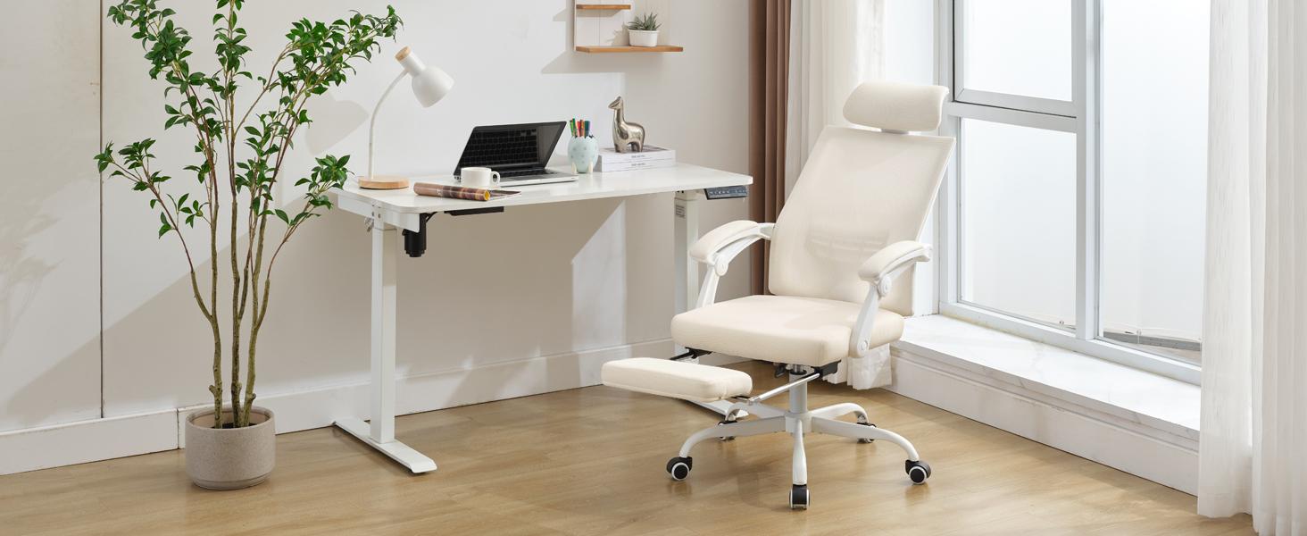 Ergonomic Office and Gaming Chair with Footrest – Adjustable High Back Mesh Desk Chair, leaning chair、Breathable Computer Chair for Home Office, Perfect for Long Hours of Work & Play Ergonomic Office and Gaming Chair with Footrest – Adjustable High Back Mesh Desk Chair, leaning chair、Breathable Computer Chair for Home Office, Perfect for Long Hours of Work & Play