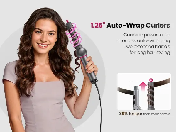 7-in-1 High-Speed Ion Curl Blow Dryer & Styling Tool Set - Detachable Heads, Automatic Curler, Thermal Brush Blowout, Straightening, Volumizing, Anti-Frizz, US Plug, Holiday Gift for All Hair Types, Styling Tool Hair Dryers 7-in-1 High-Speed Ion Curl Blow Dryer & Styling Tool Set - Detachable Heads, Automatic Curler, Thermal Brush Blowout, Straightening, Volumizing, Anti-Frizz, US Plug, Holiday Gift for All Hair Types, Styling Tool Hair Dryers