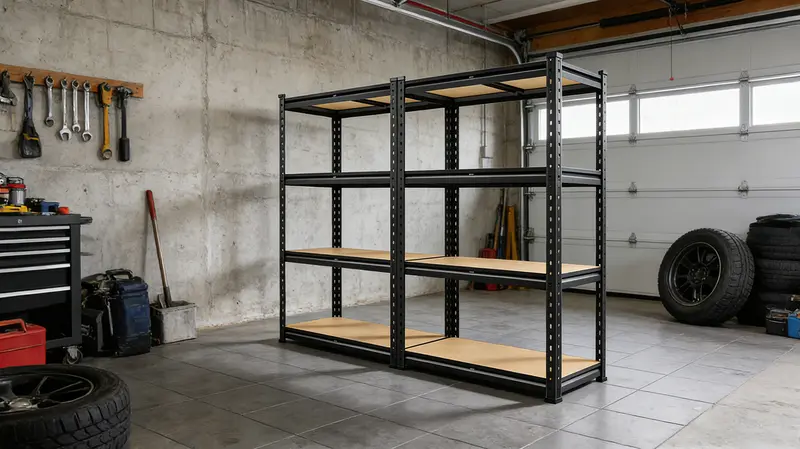 Raybee 2-Pack 4-Tier Heavyduty Garage Shelving Units Metal Shelves Storage Height Adjustable Utility Racks for Warehouse Organizing Pantry Kitchen Basement Shelf Organiser 35.5"Wide 12" Deep 60" High Twin Size 71" Wide #TikTokShopStockUp