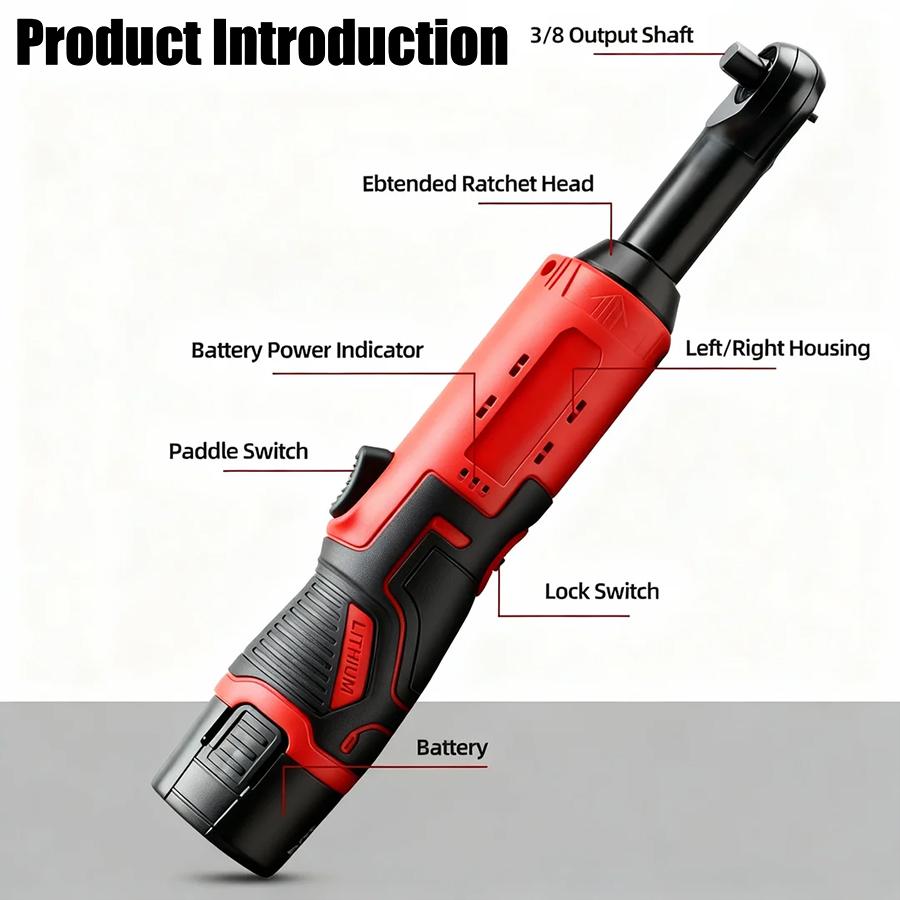 【DealsForYouDays】Electric Right Angle Ratchet Wrench, 1 Count 45NM 3/8'' Ratchet Wrench, Removal Screw Nut Car Repair Tools, Power Tools, Cordless Power Tool Set, Power Tools, Electric Wrenches DealsForYouDays 【DealsForYouDays】Electric Right Angle Ratchet Wrench, 1 Count 45NM 3/8'' Ratchet Wrench, Removal Screw Nut Car Repair Tools, Power Tools, Cordless Power Tool Set, Power Tools, Electric Wrenches DealsForYouDays