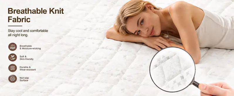 EraHi Hybrid Boxed Mattress - 12-14 in Twin, Full, Queen, King Sizes, Gel Foam & Individual Pocket Springs, Motion Isol, Fiberglass-Free, Pressure Relief, Balanced Softness, Queen Size Mattress EraHi Hybrid Boxed Mattress - 12-14 in Twin, Full, Queen, King Sizes, Gel Foam & Individual Pocket Springs, Motion Isol, Fiberglass-Free, Pressure Relief, Balanced Softness, Queen Size Mattress