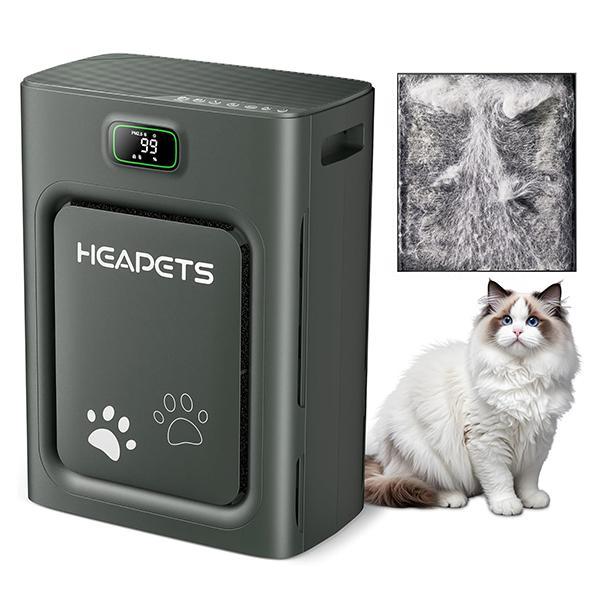 Purificador de Aire para Hogar hasta 2500 pies², Filtro HEPA H13 de Doble Cara, Elimina Pelo de Mascotas, Olores, Alérgenos y PM2.5 con Modo Automático y 5 Velocidades