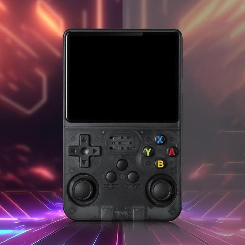  Consola Portátil Retro con Sistema Linux, Pantalla IPS de 3.5", Batería de 3000 mAh y Tarjetas TF de 32G+64G