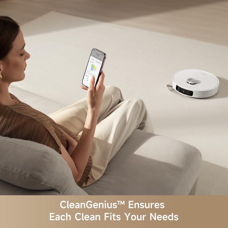 【Oferta Limitada】Robot Aspiradora y Trapeador, Succión de 10,000 Pa, Tecnología MopExtend, Base Todo en Uno, Vaciado Automático hasta 75 Días, Autolavado y Secado de Mopas, Evasión Inteligente de Obstáculos y Limpieza de Alfombras