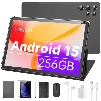【Regalos Navideños】X9 Ultra 10.1"/ 11" Tablet Android 15 con 256GB Almacenamiento, 8GB/ 12GB RAM, Batería 10000mAh y WiFi 5G