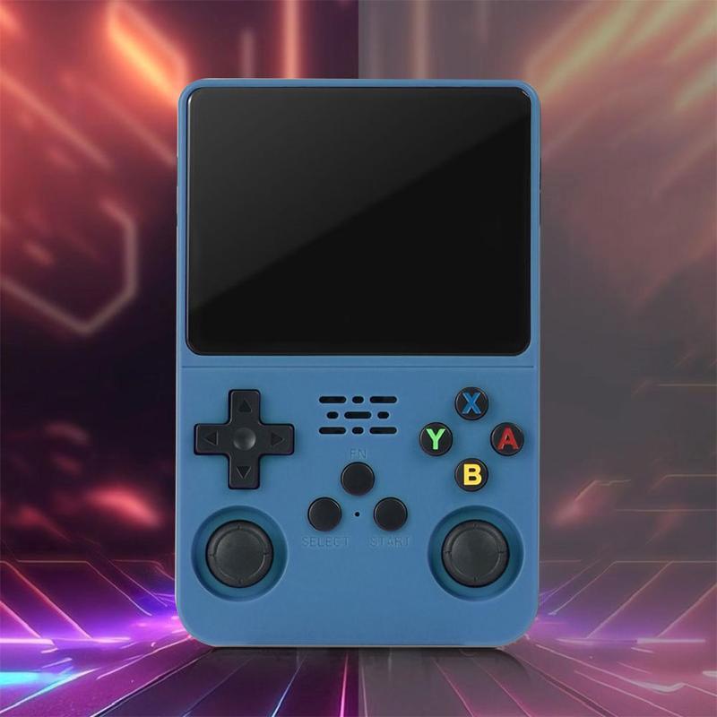  Consola Portátil Retro con Sistema Linux, Pantalla IPS de 3.5", Batería de 3000 mAh y Tarjetas TF de 32G+64G