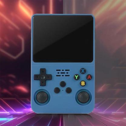  Consola Portátil Retro con Sistema Linux, Pantalla IPS de 3.5", Batería de 3000 mAh y Tarjetas TF de 32G+64G