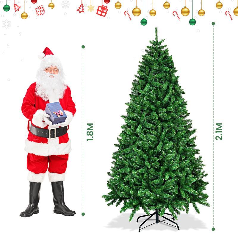 Árbol de Navidad | Pino Navideño | arbolito de Navidad Artificial Frondoso | Base de Metal | 1200 Ramas PVC | Decoración Navideña | mi arbol de navidad | pinos de navidad grandes