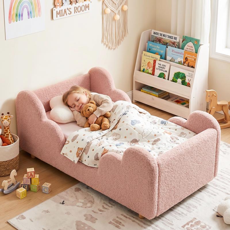 La cama ideal para tu pequeño. Segura, cómoda, con barandal desmontable y fácil de adaptar a su crecimiento.