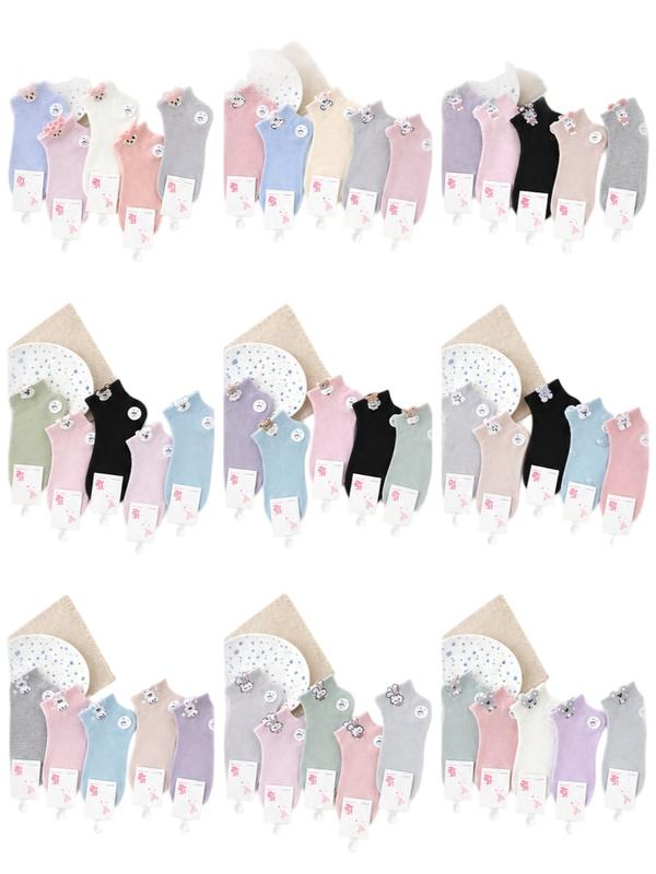 50 Pares Surtido de Calcetines Tobillera Alta para Mujer Calidad Duradera y Diseños Variados para Todo el Día Ye Store MC-44
