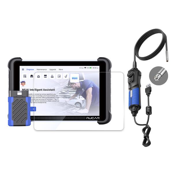 Escáner Automotriz OBD2 Bidireccional con IA, Diagnóstico Completo, Codificación ECU y 35 Servicios