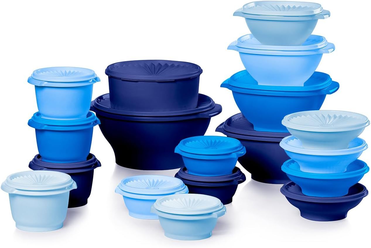 Set de 36 Recipientes Heritage Servalier con Tazones y Contenedores para Alimentos