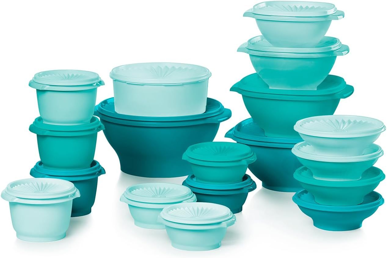 Set de 36 Recipientes Heritage Servalier con Tazones y Contenedores para Alimentos