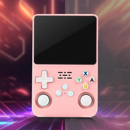 Consola Portátil Retro con Sistema Linux, Pantalla IPS de 3.5", Batería de 3000 mAh y Tarjetas TF de 32G+64G
