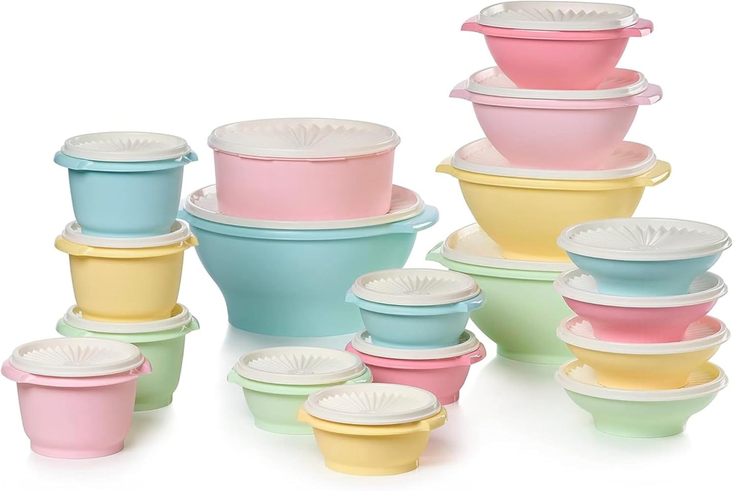 Set de 36 Recipientes Heritage Servalier con Tazones y Contenedores para Alimentos
