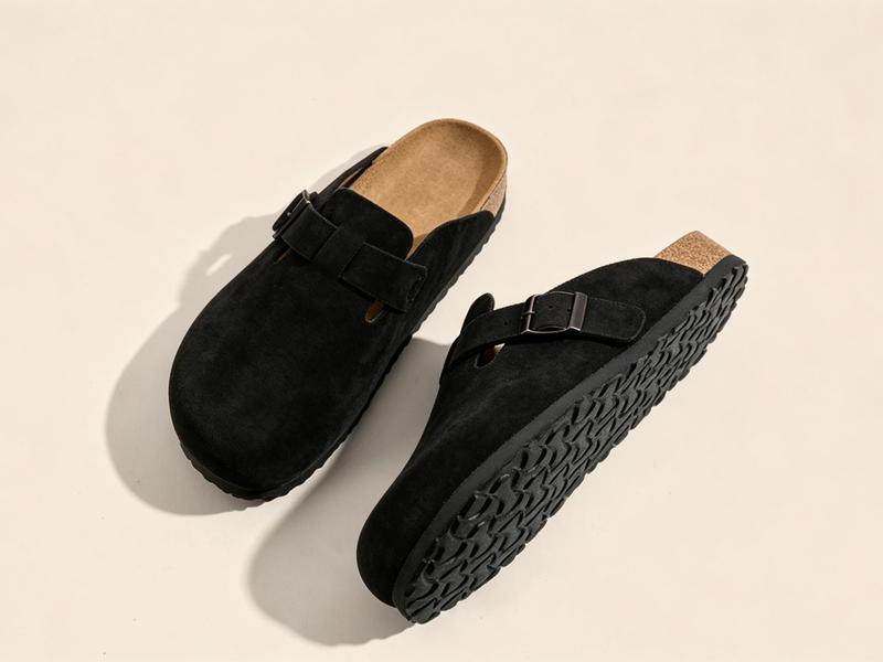 Zuecos unisex de punta cerrada. Ponte un par y siente la comodidad al instante, con ese toque relajado que te encanta. Perfectos para ir al trabajo, dar un paseo o complementar tus looks de primavera y verano.