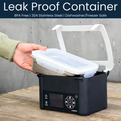 Lonchera Eléctrica Inalámbrica con Batería, 4 Tazas, Calienta hasta 220°F, Programación Automática y Bolsa Térmica Incluida