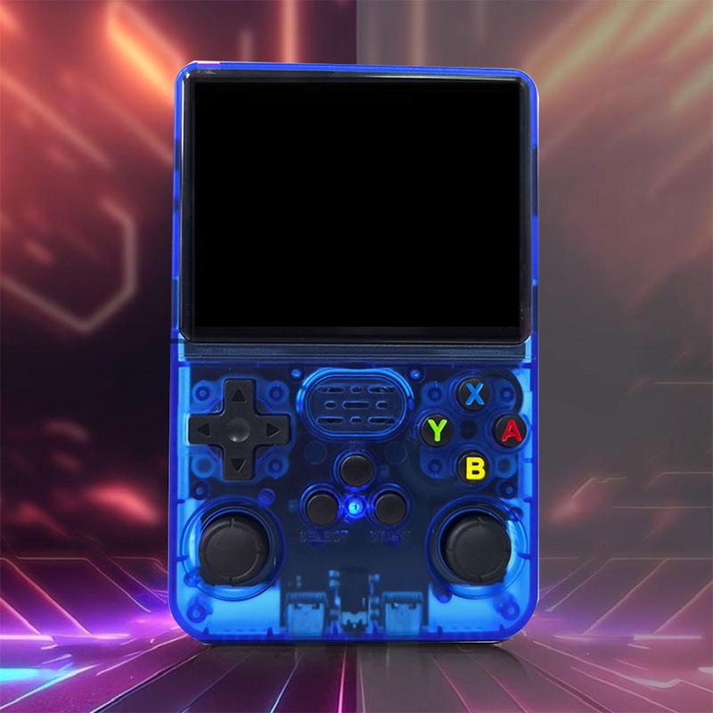  Consola Portátil Retro con Sistema Linux, Pantalla IPS de 3.5", Batería de 3000 mAh y Tarjetas TF de 32G+64G