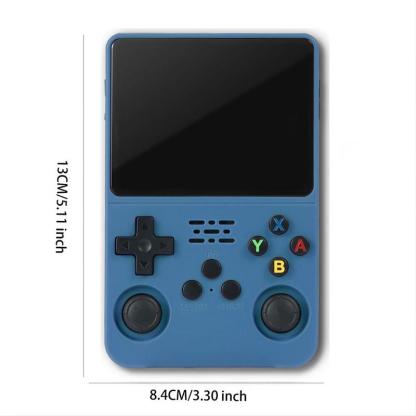  Consola Portátil Retro con Sistema Linux, Pantalla IPS de 3.5", Batería de 3000 mAh y Tarjetas TF de 32G+64G