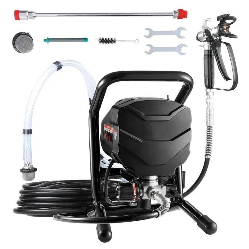 Pistola Eléctrica para Pintar 650W, Pulverizador Airless 3000 PSI con Accesorios para Casa, Cercas y Muebles