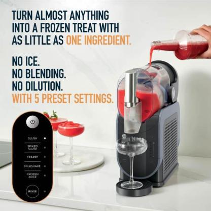 Máquina Profesional para Bebidas Congeladas 88 oz, 5 Programas, Sin Hielo, para Granizados, Frappés, Malteadas y Jugos Congelados